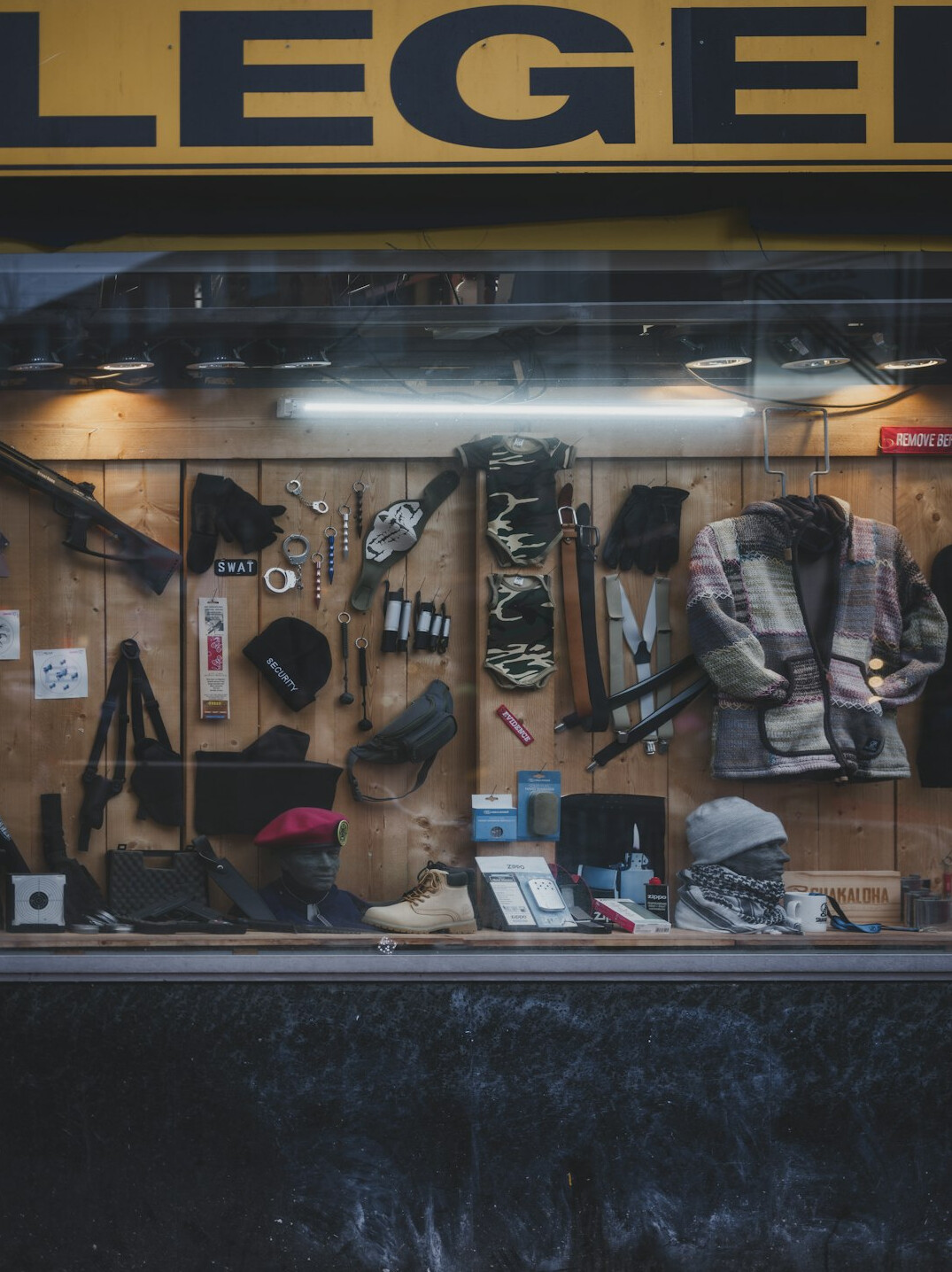 store detective observing customers